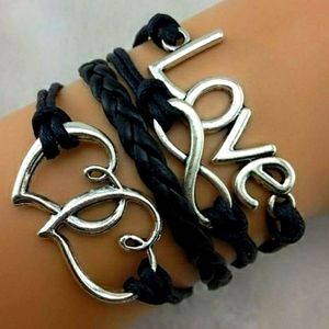 NWT - Love, Infinity & Hearts bracelet
